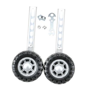 Wymiana kółek treningowych do roweru dziecięcego o średnicy 11 cm z narzędziem do montażu