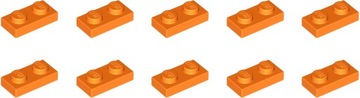 LEGO Płytka 1x2 Pomarańczowy 4177932 3023 - 10szt