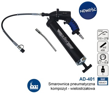 Smarownica towotnica pneumatyczna wielostrzowa AD-401