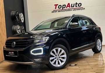 Volkswagen T-Roc I SUV 1.5 TSI ACT 150KM 2019 Volkswagen T-Roc 1.5 TSI 150 KM bezwypadkowy DSG VIRTUAL FULL LED kam