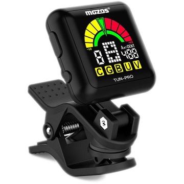 MOZOS TUNER PRO STROIK DO INSTRUMENTÓW STRUNOWYCH GITARY UKULELE DOKŁADNY