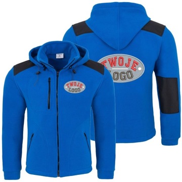 Polar z kapturem firmowy roboczy z haftem logo XXL