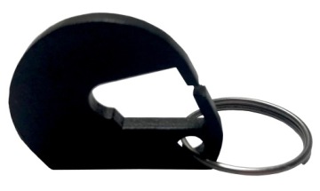 МЕТАЛЛИЧЕСКИЙ БРЕЛОК ДЛЯ МОТОЦИКЛИСТОВ МОТОКРОСС ШЛЕМ, ЧЕРНЫЙ СТИЛЬНЫЙ