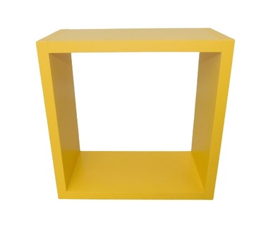 Полка ПОДВЕСНАЯ квадратная Kubik GREEN 30 x 30 x 15 см