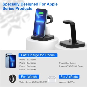 Зарядная станция для AirPods iPhone Apple Watch