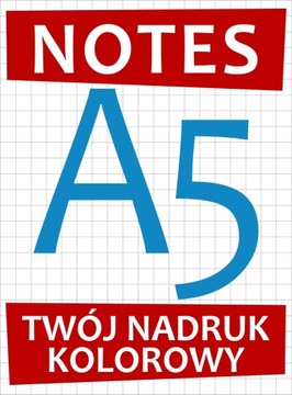 Notes A5 100 szt po 25 kartek bloczki firmowe Notesy Projekt CANVA