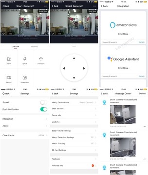 Панорамная IP-камера WIFI 1080p ИК Tuya Smart