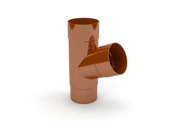 TRÓJNIK DO RUR 90/90 67,5 KOLOR MIEDZIANY