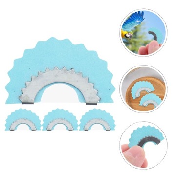 4 шт. ПТИЦЫ ЗВЕЗДЫ СМЕШНЫЕ МЕТАЛЛИЧЕСКИЕ ЯЗЫКИ НАЗЫВАЮТ ПТИЦ