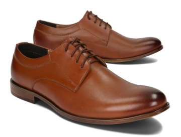 МУЖСКАЯ ТОРЖЕСТВЕННАЯ ОБУВЬ ИЗ ПОЛЬСКОЙ КОЖИ 322 КОРИЧНЕВЫЙ 40