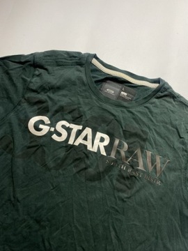G-STAR RAW DENIM T-SHIRT VINTAGE GSRD oryginalny zielony T SHIRT rozmiar M