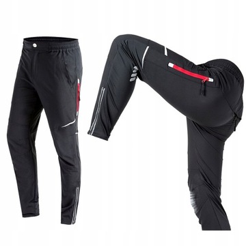 Spodnie rowerowe długa Wheel-Up 4XL czarny