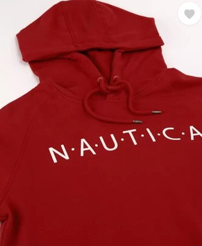 Nautica bluza damska czerwona z kapturem bawełna XXL