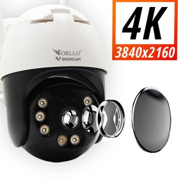 ORLLO Z20 4K 8 МП 5xZOOM IP-камера БЕСПРОВОДНАЯ НАРУЖНАЯ ВРАЩАЮЩАЯСЯ