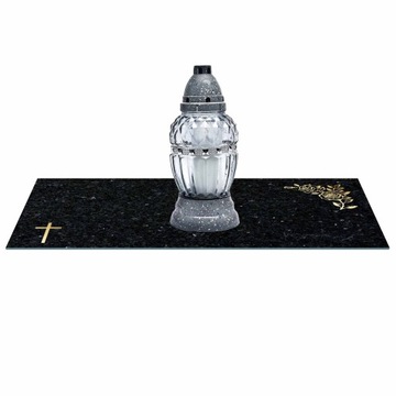 SZKLANA PODSTAWKA POD ZNICZE 60x20cm 495c