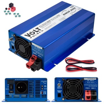 PRZETWORNICA NAPIĘCIA SINUS ECO 12V 230V 2000W