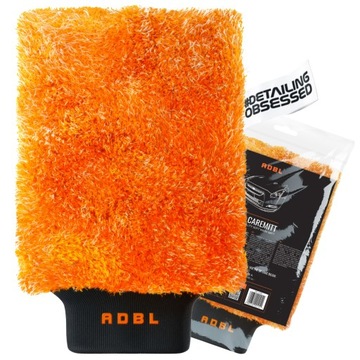 НАБОР ДЛЯ МОЙКИ МАШИНЫ перчатка из микрофибры + полотенце для сушки + шампунь