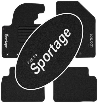 Sportage III SUV 10-15 Dywaniki welurowe HAFT