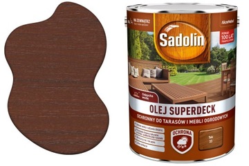 Olej do tarasów Sadolin Superdeck tek 5 l
