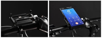 UCHWYT ROWEROWY NA TELEFON NA ROWER KIEROWNICĘ ALU MOCNY DO ROWERU NA MOTOR