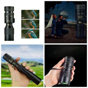 МОНОКУЛЯРНЫЙ БИНОКЛЯРНЫЙ ТЕЛЕСКОП 10-300x40 РИСКОП, НОВЫЙ
