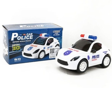 АВТОМОБИЛЬ ПОЛИЦИЯ ПОЛИЦЕЙСКИЙ АВТОМОБИЛЬ 3D ОГНИ ЗВУК НА АККУМУЛЯТОРЕ