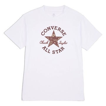 Converse T-Shirt Floral Patch Rozmiar M Biały - 10026049-A01