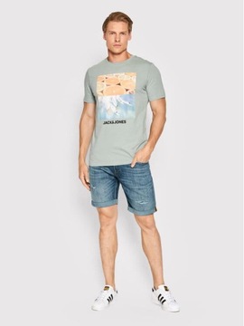 JACK&JONES NIEBIESKIE SPODENKI DZIURY (28)