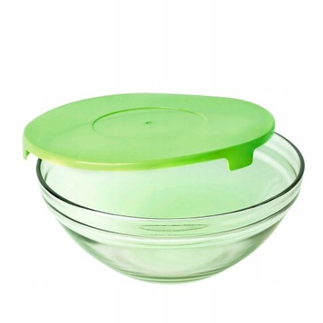 НАБОР КУХОННЫХ МИСШЕК С КРЫШКАМИ, СТЕКЛЯННЫХ КОНТЕЙНЕРОВ, 5 шт.