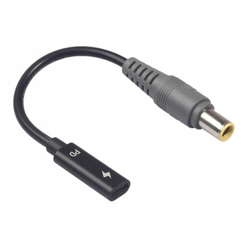 USB 3.1 Type C USB-C к зарядному кабелю постоянного тока типа «папа»