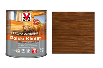 Lazura V33 Polski Klimat 7 lat Dąb Ciemny 0,75L