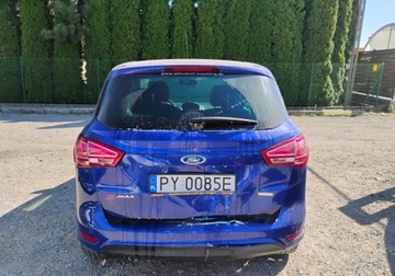 Ford B-MAX 1.0 EcoBoost 100KM 2014 Ford B-MAX 2014r, 1.0 Benzyna. Lekko uszkodzony tyl. Jezdzi. Benzyna, zdjęcie 18