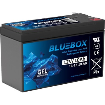 Akumulator Żelowy Bezobsługowy 12V 10Ah (wymiar 7Ah) UPS Zabawki Alarm