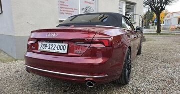 Audi A5 F5 Cabrio 2.0 TFSI 252KM 2018 Audi A5 Cabrio 2,0 benzyna 252 KM Quattro NAVI Full LED zarejestrowany 2.0, zdjęcie 14