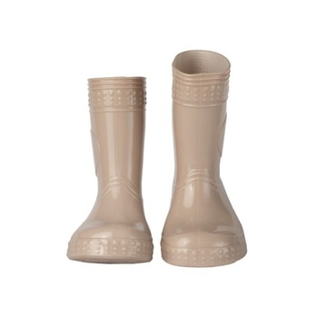 БОТИНКИ РЕЗИНОВЫЕ ДЕТСКИЕ БОТИНКИ БЕЖЕВЫЕ 23/24 ПОЖАЛУЙСТА