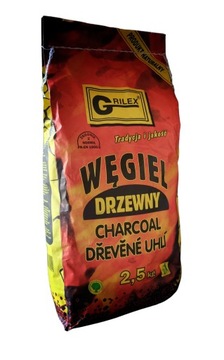 Bieszczadzki węgiel drzewny na grilla 2,5 kg, 33 palety x 120 szt. TIR
