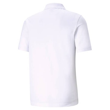 Puma koszulka męska biała polo z kołnierzykiem małe logo 586674 52 r. L