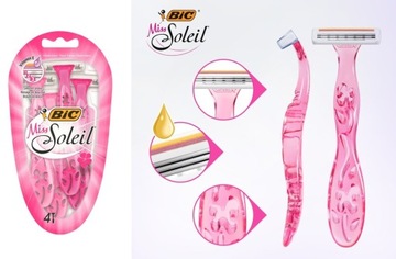 BIC Miss Soleil Golarka maszynki maszynka women 4 szt