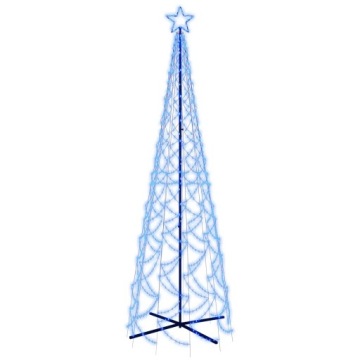 Choinka stożkowa, 500 niebieskich diod LED, 100x3