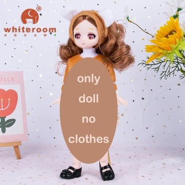 1/6 Bjd styl Anime lalki lalki z przegubem kulowym komplet z ubraniami