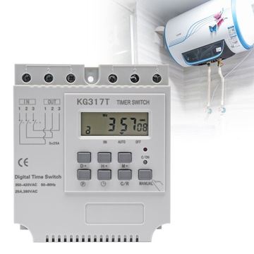 Трехфазный таймер, 380 В, 25 А