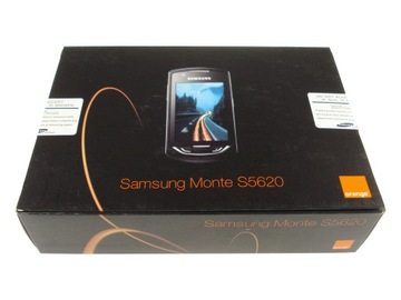 100% NOWY PL DYST SAMSUNG MONTE S5620 BLACK PLOMBA