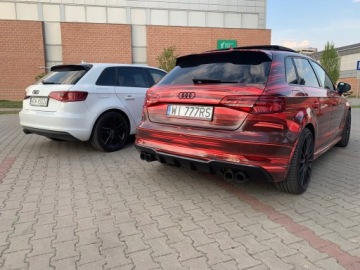 Черные передние и задние кольца A3 8V FL S3 RS3 ABS Глянцевый