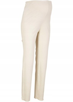 БРЮКИ ДЛЯ беременной в рубчик ЭКрю Bonprix _DYI 44