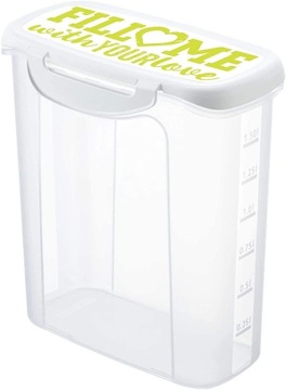 Rotho CLIC&LOCK Pudełko 1.5L Przezroczysty