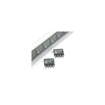 [50 шт.] 24LC01B/SN, 1 Кбит, последовательная EEPROM