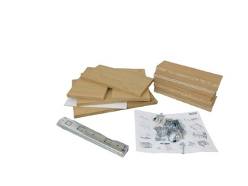 DO POKOJU DZIECKA szafka wisząca PÓŁKA biurko DĄB CRAFT ASTRA 60x20x33