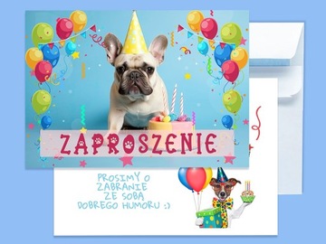 СОБАКИ И СОБАКИ ПРИГЛАШЕНИЕ НА ДЕНЬ РОЖДЕНИЯ РЕБЕНКА + БЕСПЛАТНЫЙ КОНВЕРТ