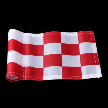 2 флага для гольфа, практика установки флага,
