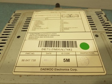 РАДИО CD CHEVROLET EPICA 96647738